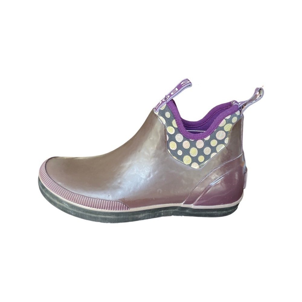 Bogs Womens Mattie Low Rain Boots | Size 6 | Color Plum